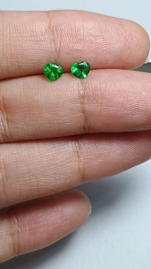 Craftsman polishing jewelry